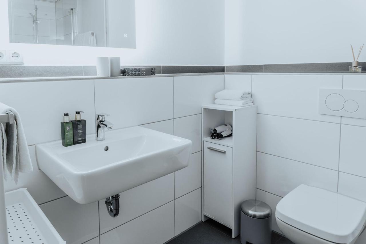 2-Zimmer City Apartment 57M² Mit King Size Bett Und Kueche Munster  Bagian luar foto