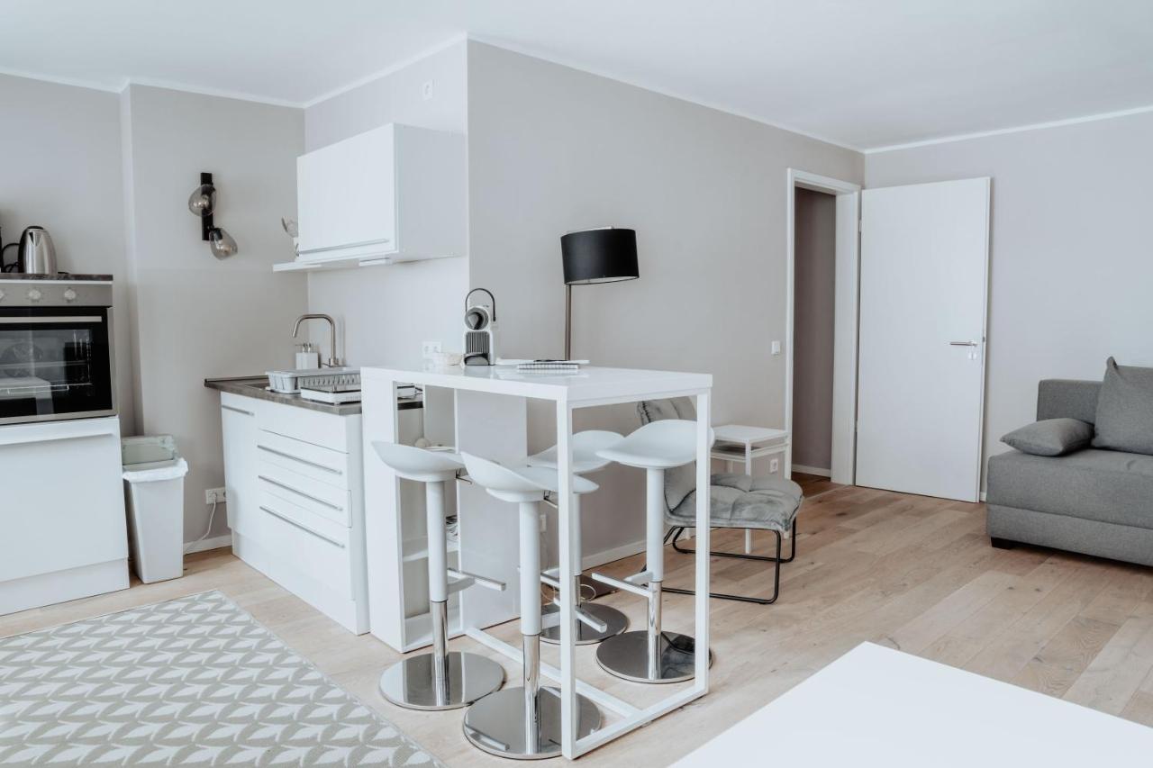 2-Zimmer City Apartment 57M² Mit King Size Bett Und Kueche Munster  Bagian luar foto